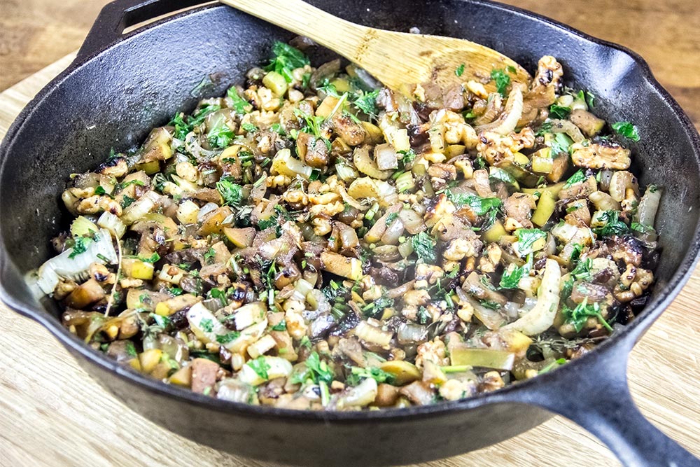 Cooked Stuffing Vegetables