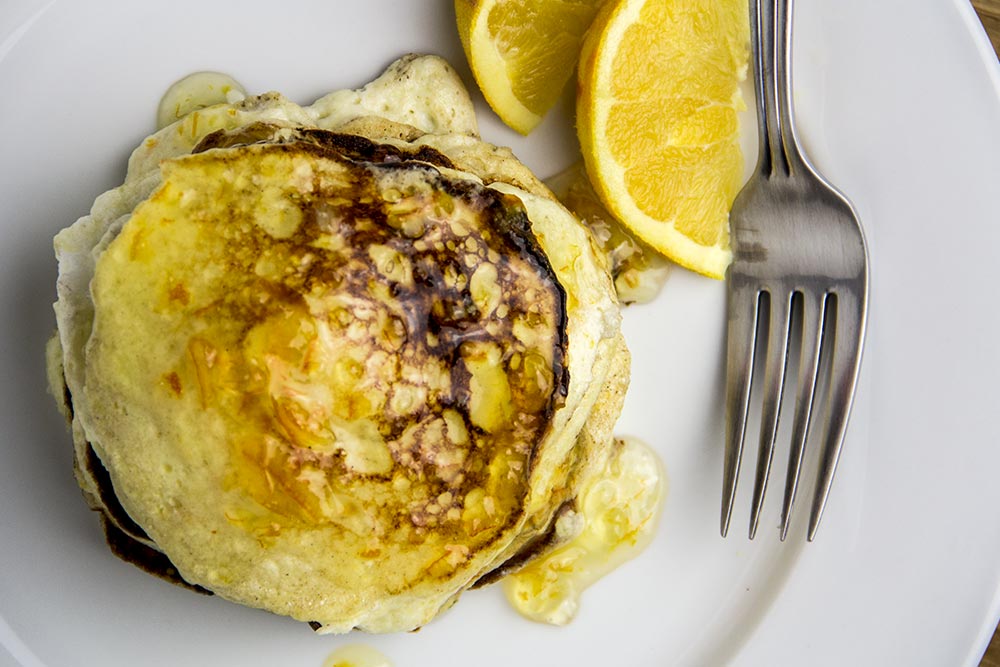 Orange Zest & Ricotta Pancakes
