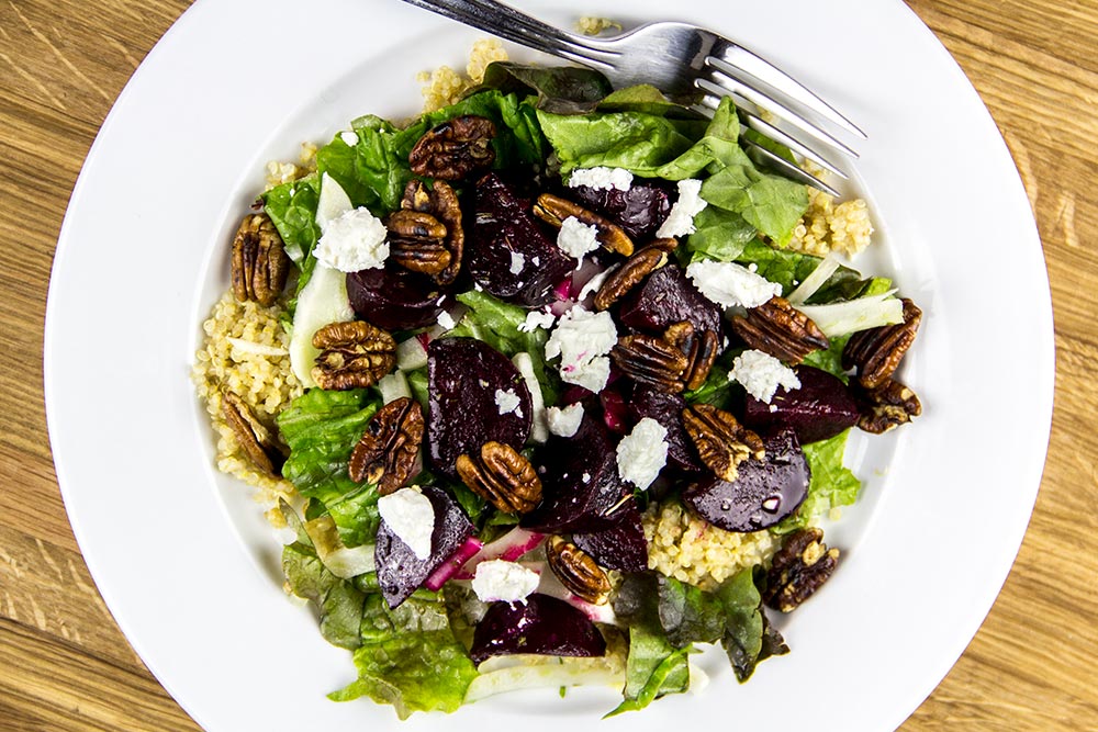 Roasted Beet & Goat Cheese Salad