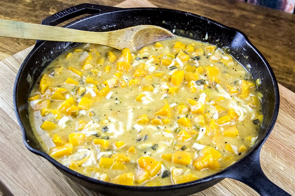 Butternut Squash and Parmesan Cheese Pasta Sauce