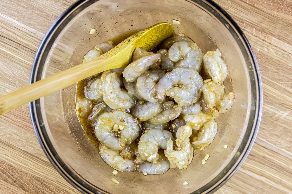 Marinading Shrimp