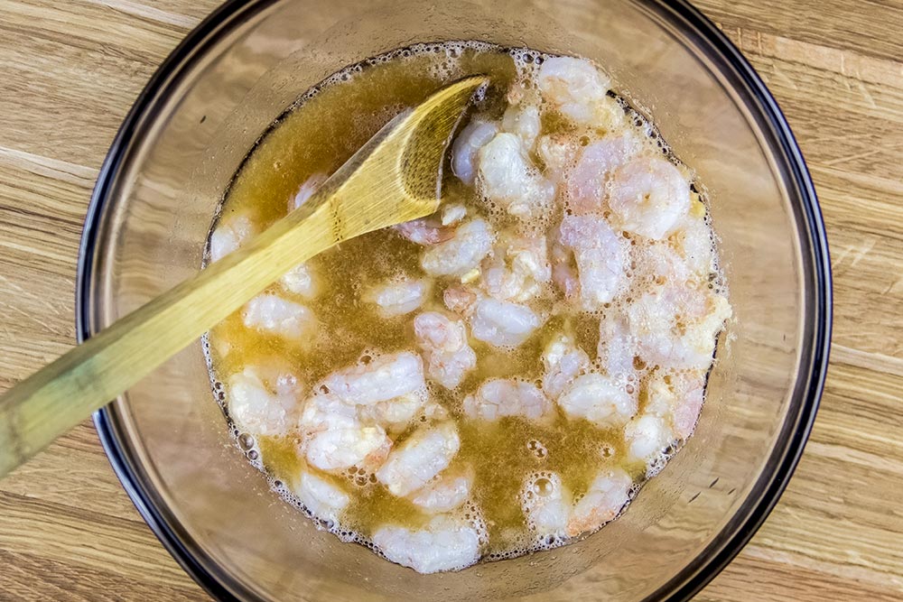 Marinading Shrimp