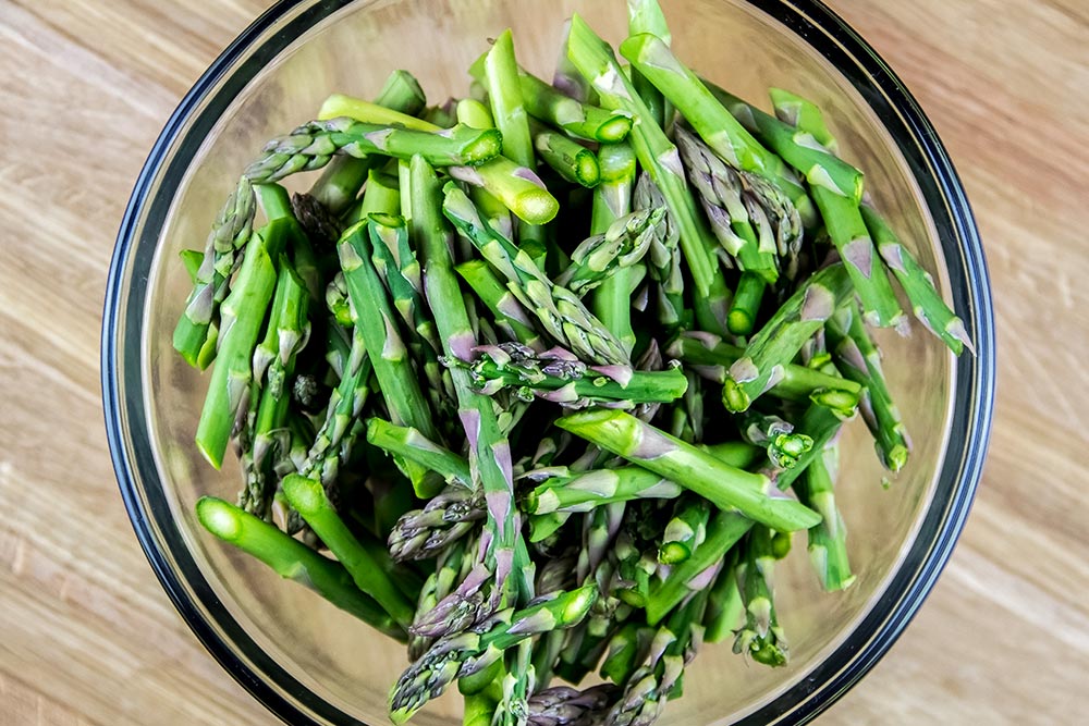Trimmed Fresh Asparagus Pieces