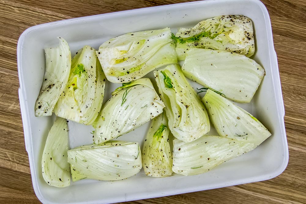 Fennel in Baking Dish