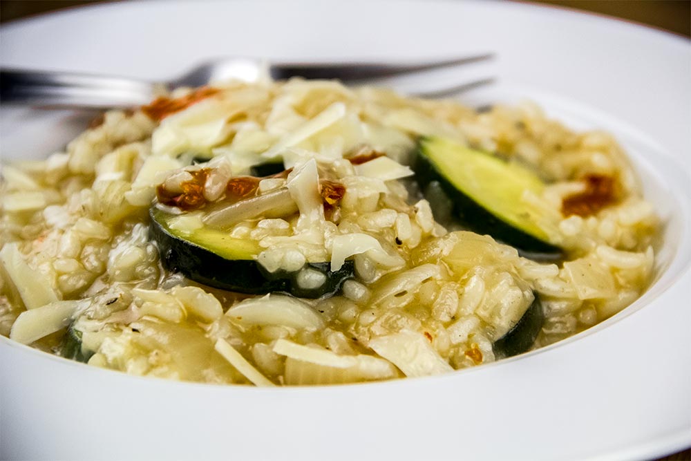 Zucchini & Sun Dried Tomato Risotto Recipe by Williams-Sonoma