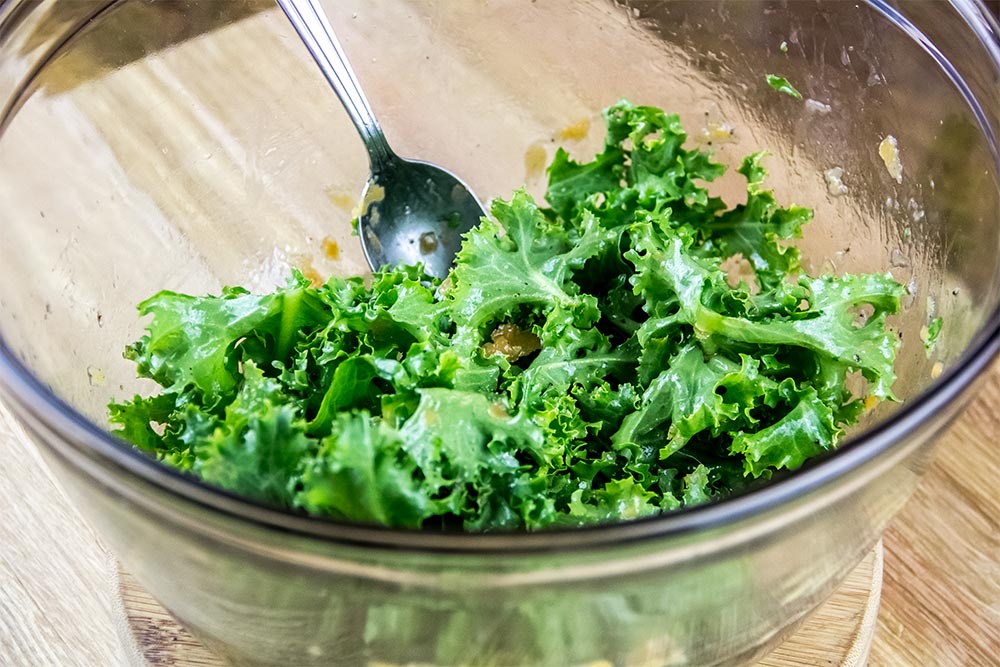 Chicory Coated With Grapefruit Vinaigrette