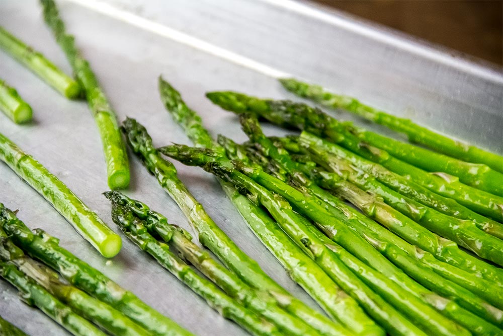 Roasted Asparagus on Large Baking Sheet