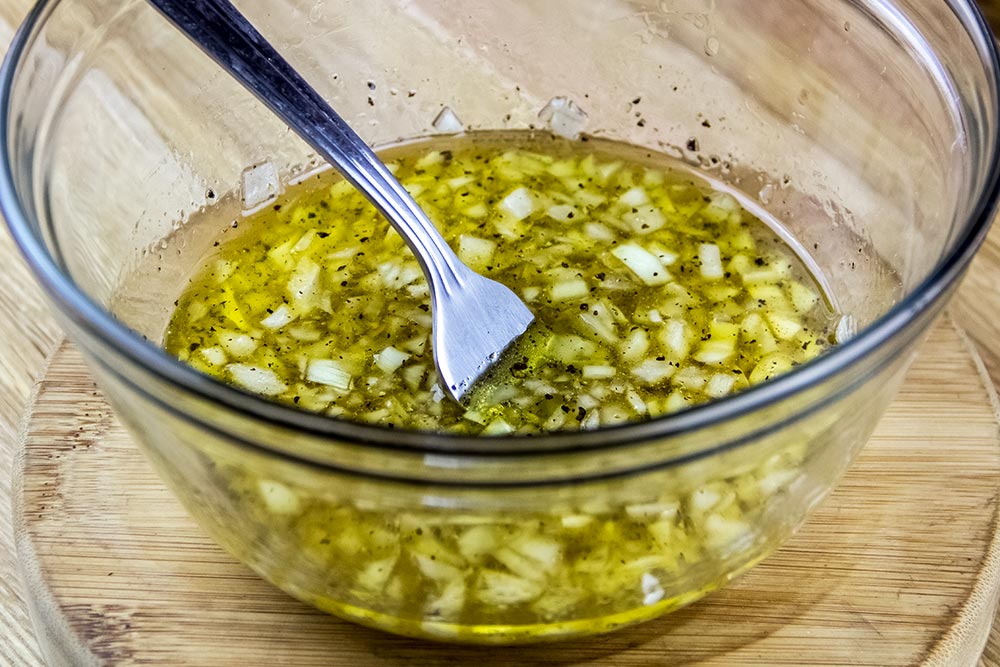 Shallot, Oil and Vinegar Vinaigrette