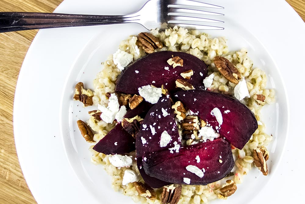 Barley, Pecan and Beet Salad Recipe
