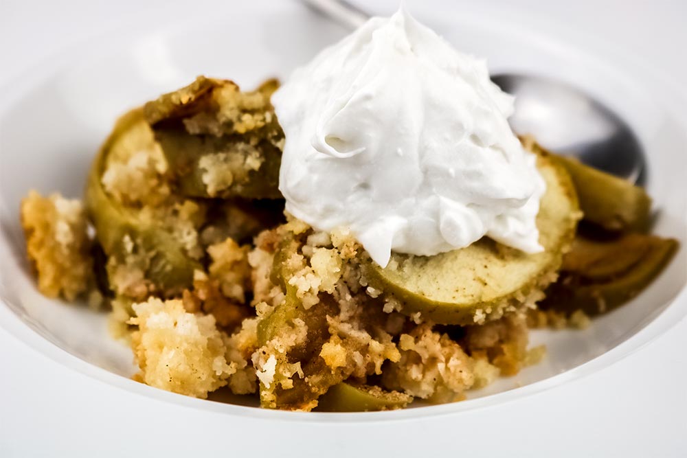 Coconut Apple Crisp Dessert