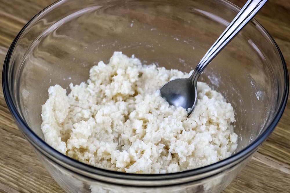 Coconut Mixture in Bowl