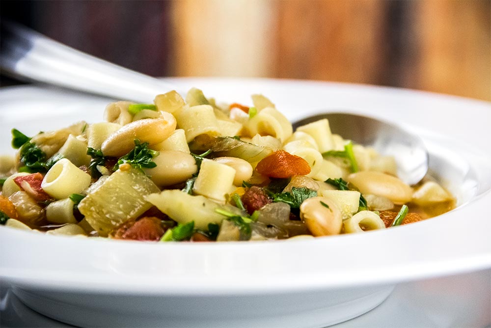 Pasta e Fagioli with Garlic, Orange & Fennel Recipe