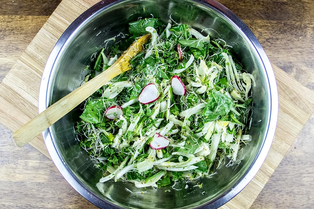 Tossed Salad with Lemon Vinaigrette