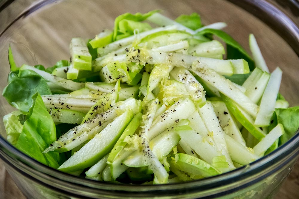 Granny Smith and Boston Lettuce Salad