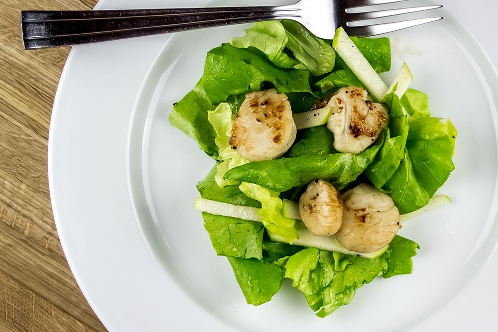 Scallop, Apple and Boston Lettuce Gordon Ramsay Recipe