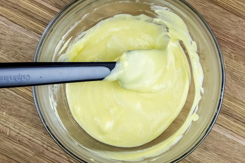 Zabaglione and Whipped Cream Mixture