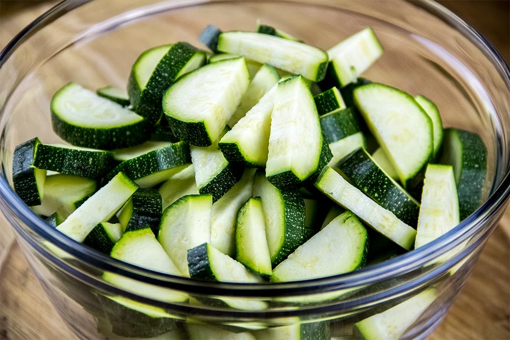 Cut Zucchini