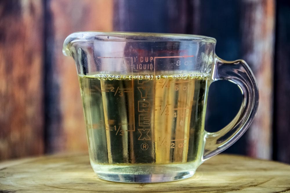 Three-Quarters of a Cup of White Wine