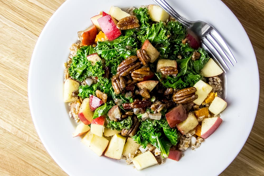 Bulgur Salad with Apples and Butter