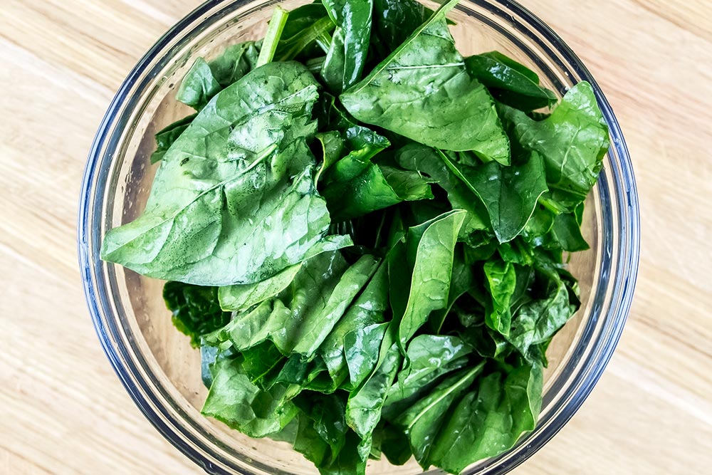 Chopped Fresh Spinach