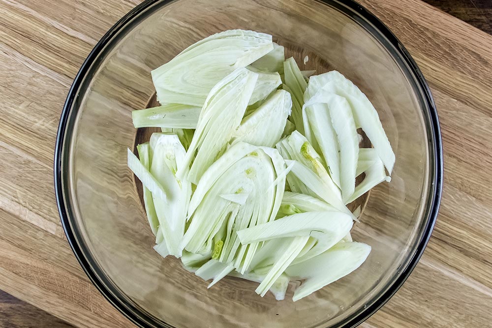 Sliced Fennel