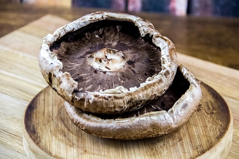 Cleaned Portobello Mushrooms