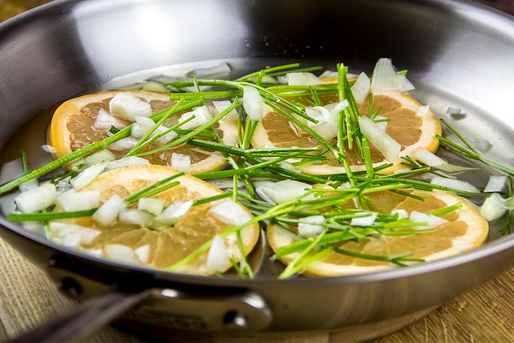 Poaching Skillet Ingredients