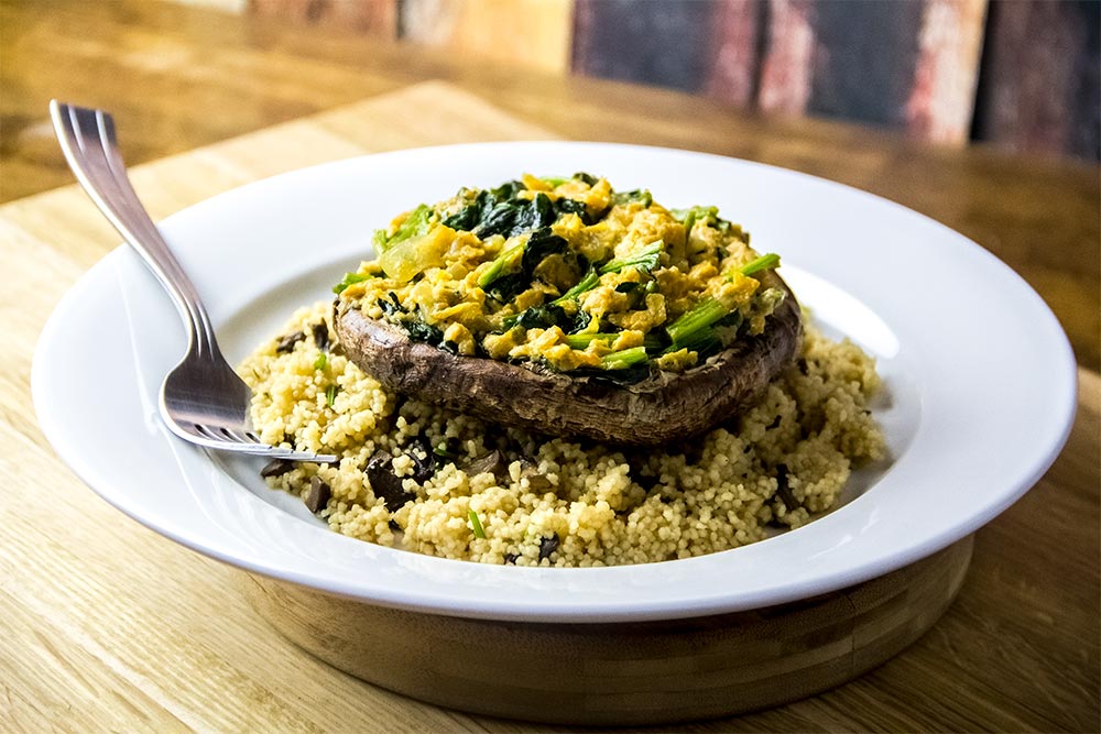 Stuffed Portobello Mushroom