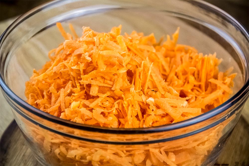 Shredded Sweet Potatoes