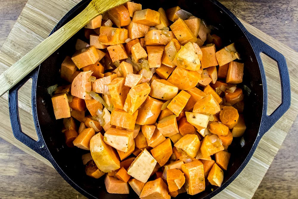 Sweet Potatoes in Dutch Oven