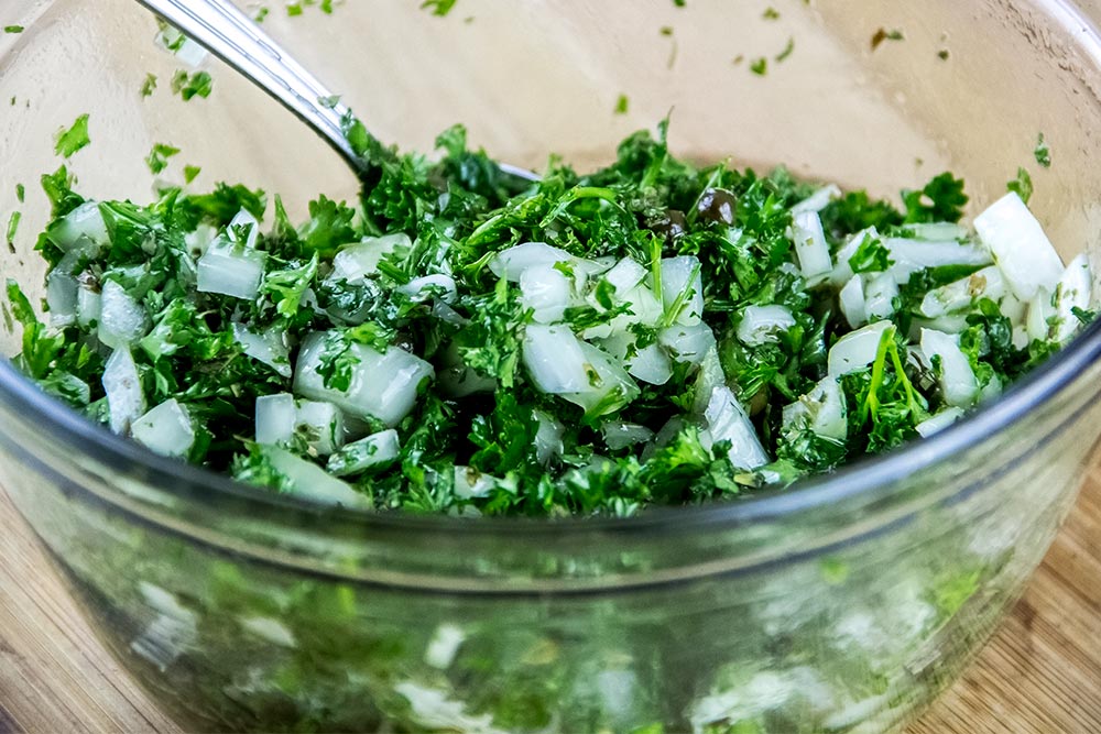 Poached Salmon Topping