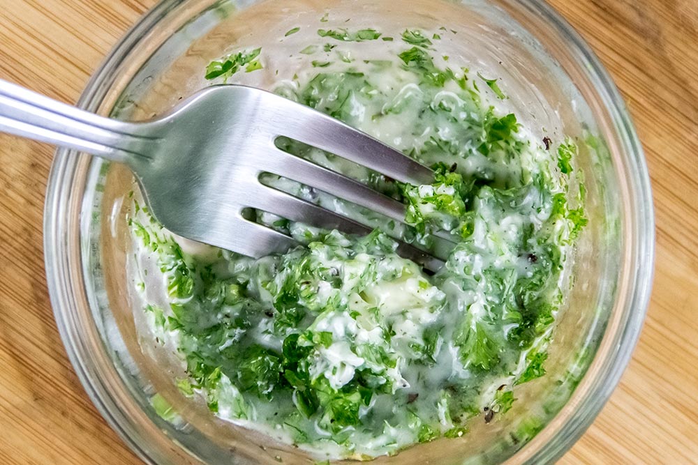 Garlic, Parsley, Pepper Butter Mix