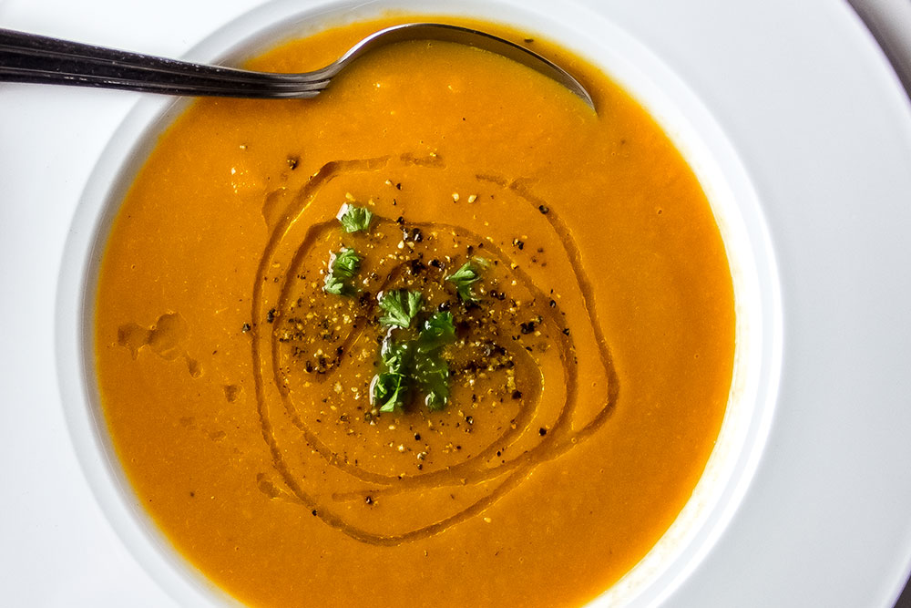 Carrot, Apple and Ginger Soup