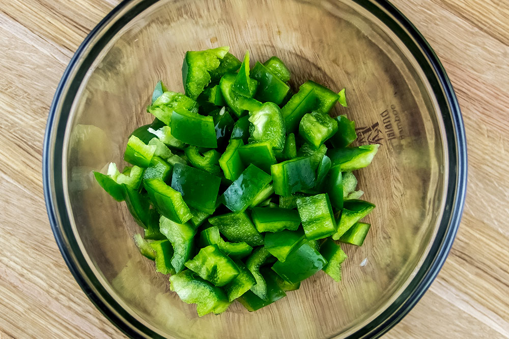 Diced Green Pepper