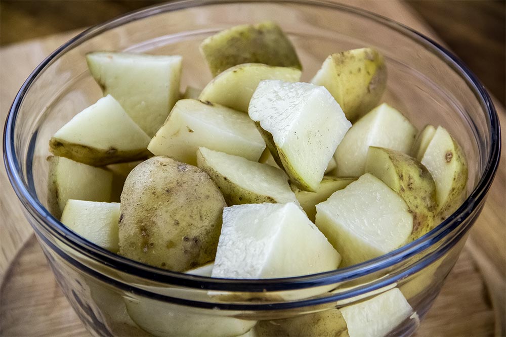 White Potato Pieces
