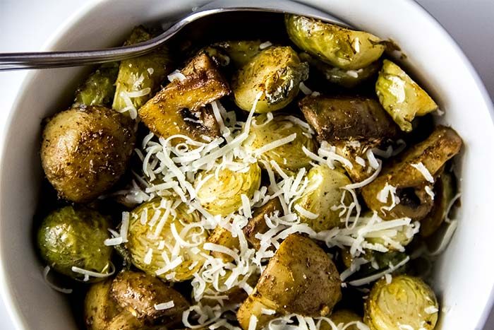 Brussels Sprouts and Mushrooms Recipe