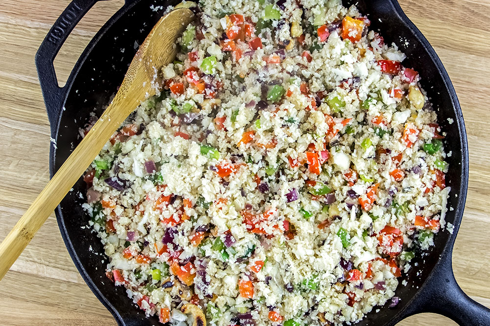 Cauliflower Mix in Skillet