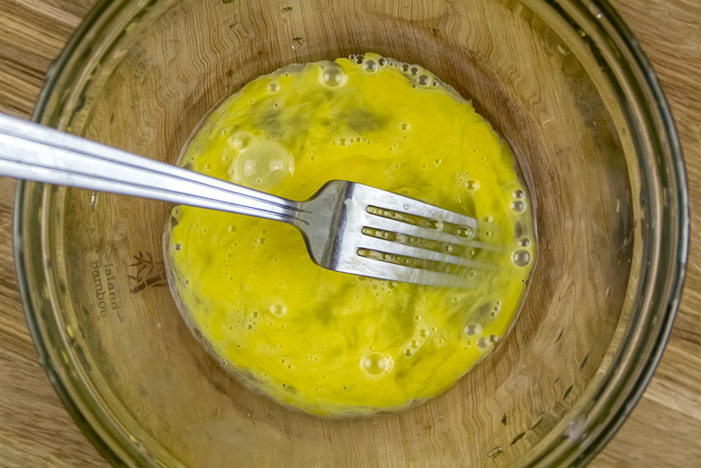 Scrambled Egg in Bowl