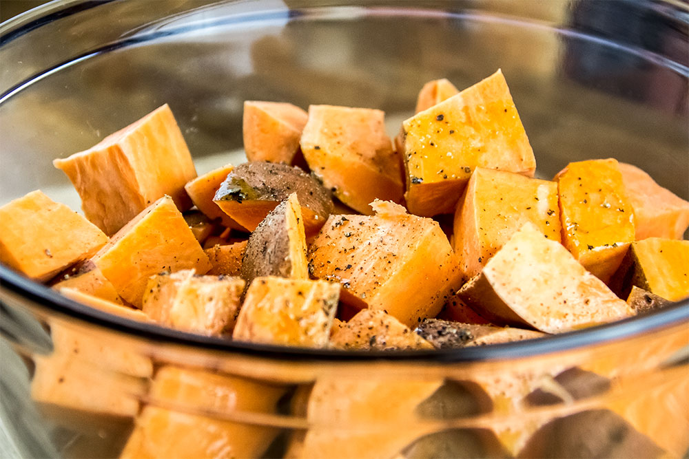 Sweet Potato Cubes