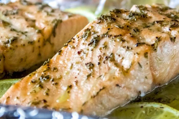 Delicious Honey, Garlic & Lemon Baked Salmon Recipe