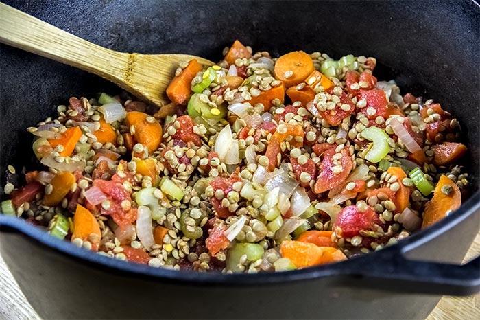 Cooking Vegetable Soup