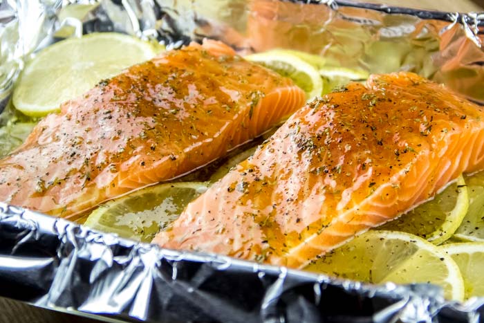 Honey Glazed Salmon Fillets