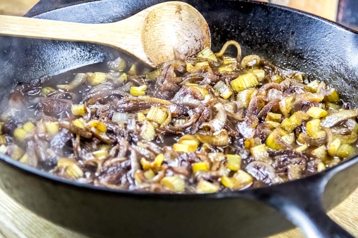 Reduced Veggie Broth and Balsamic Vinegar