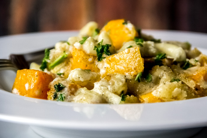 Cast Iron Macaroni & Cheese with Butternut Squash Recipe