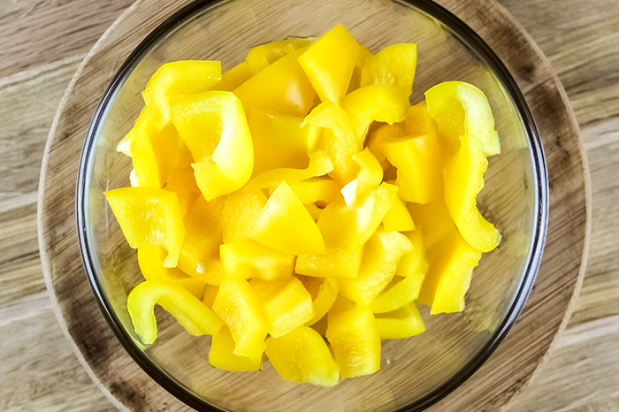 Chopped Yellow Bell Pepper