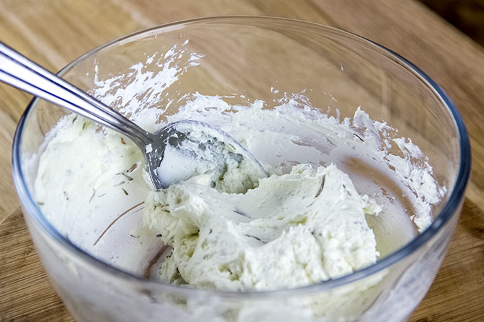 Cream Cheese & Goat Cheese Mixture
