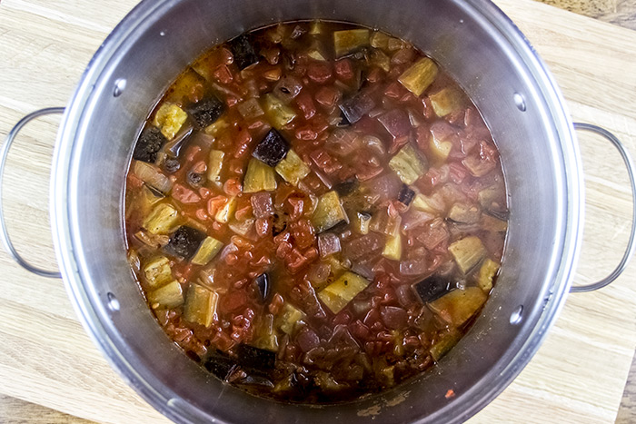 Cooked Eggplant Soup