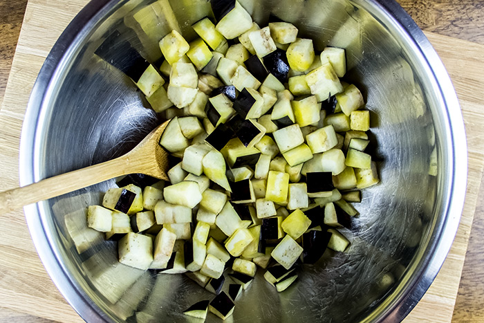 Olive Oil Coasted Eggplant