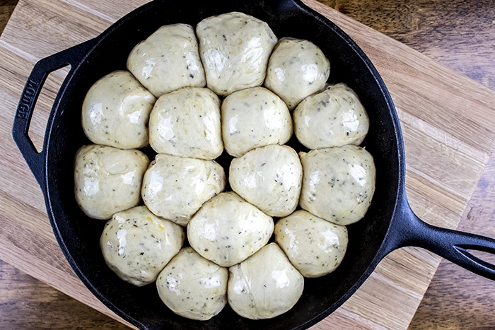 Risen Dough Balls