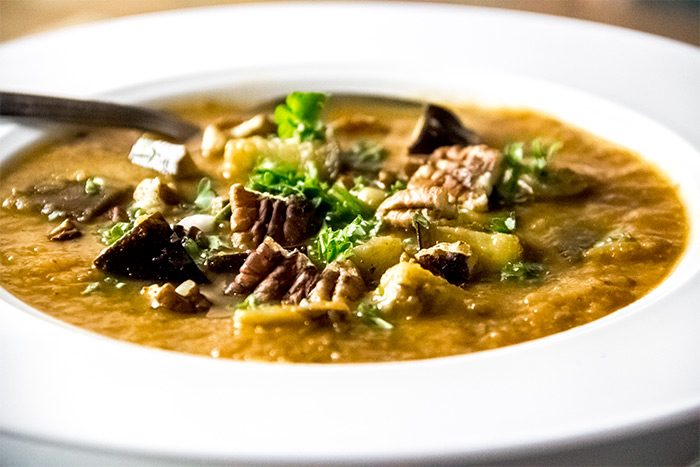 Roasted Eggplant & Tomato Soup Recipe